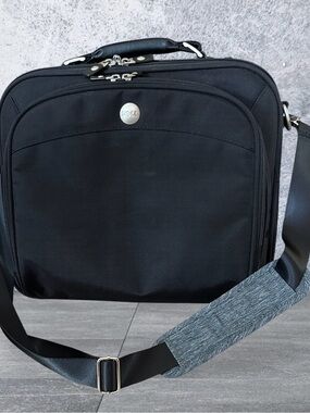 Dell Black Laptop Briefcase with Shoulder Strap